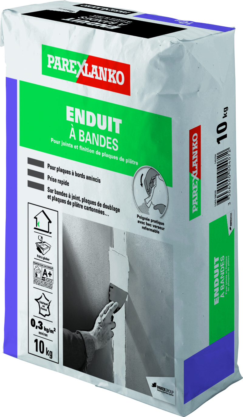 Enduit à bandes à joint plaque de plâtre 10kg - PAREXLANKO